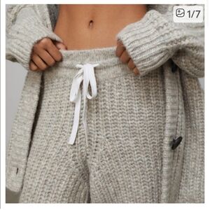 Lunya Wide Leg Pant in Gray, Rare Since Discontiued.